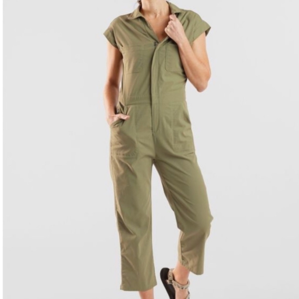 Olive Green Women's Jumpsuit